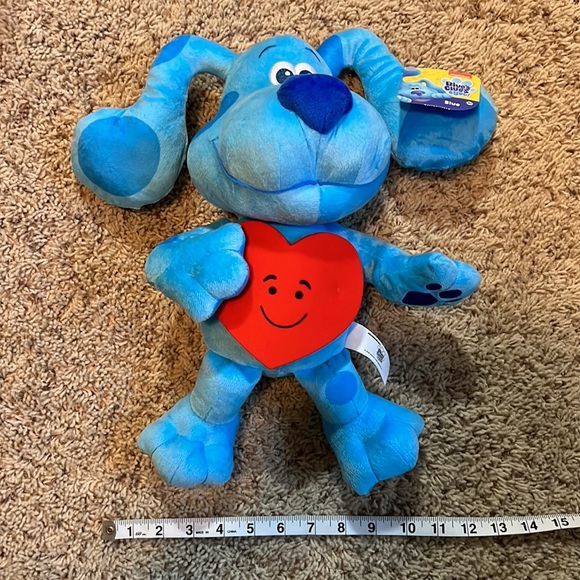 BNWT Blues Clues & You! Blue Valentine’s Day super soft plush stuffed animal - Picture 5 of 5